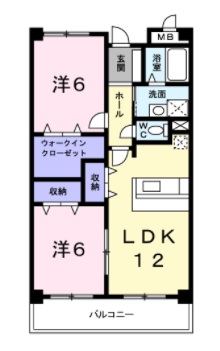 ラフィーネワンの間取り