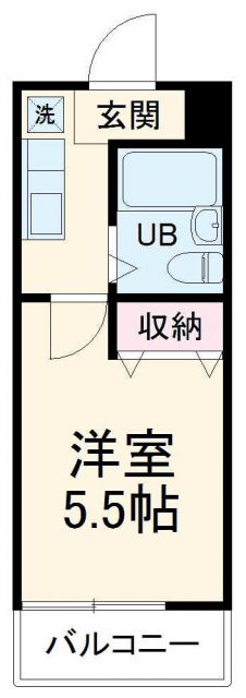 朝霞市東弁財のアパートの間取り