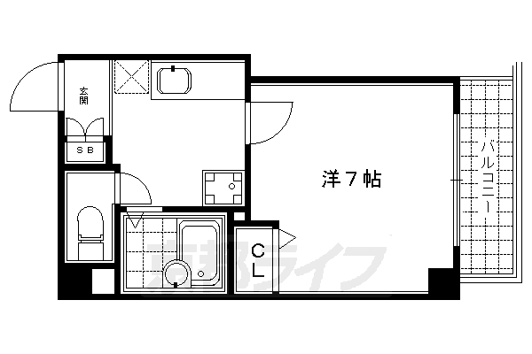 スクエア烏丸御池の間取り