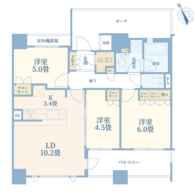 ブランズ東池袋の間取り