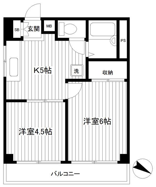 パークハイツ入江の間取り