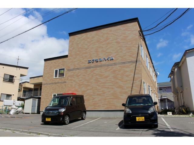 函館市上野町のアパートの建物外観