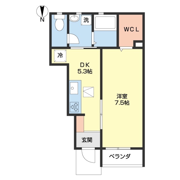 Ｓｏｌｉｓ四筋目の間取り