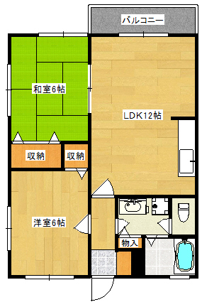 メゾンコスモスの間取り