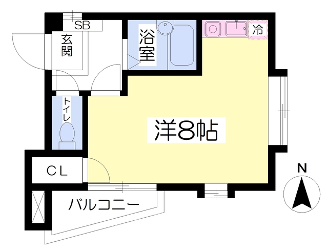 松山市南江戸のマンションの間取り