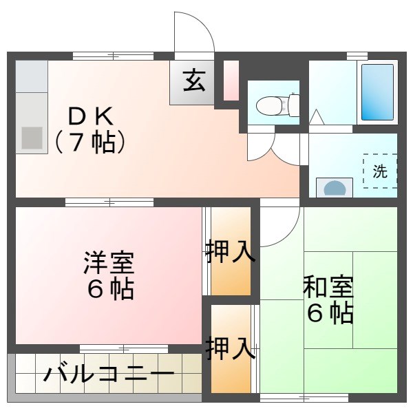 モンシャトー小金井成和の間取り