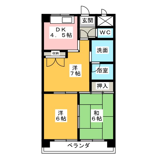 さくらヒルズ羽島の間取り