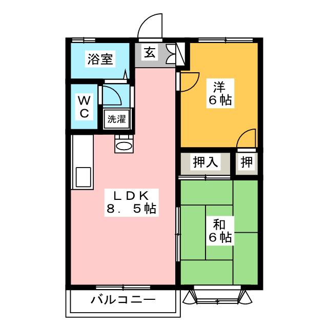 コートテイストＢの間取り