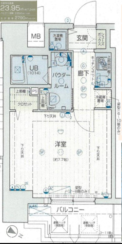 スワンズ江戸堀ウエストパークの間取り