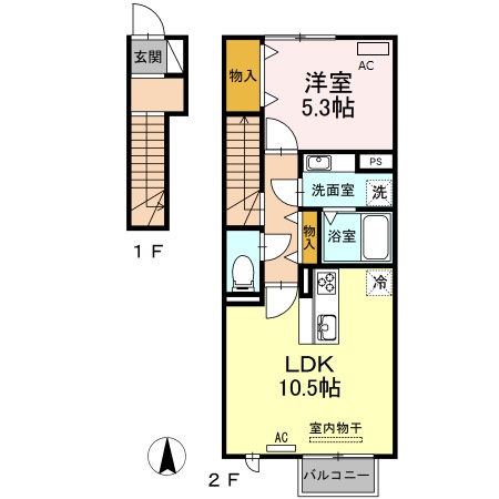 Ｄーｒooｍ大崎の間取り