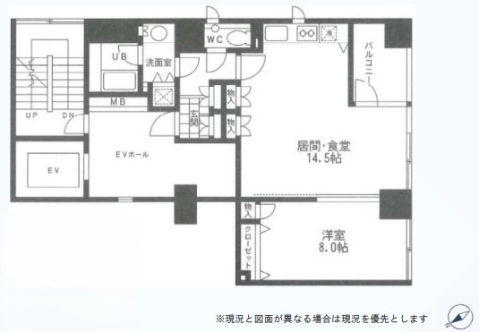 プレイアデ虎ノ門の間取り