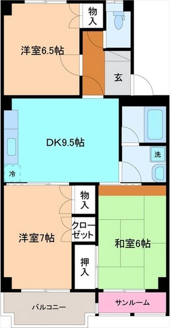 フラワァーロードの間取り