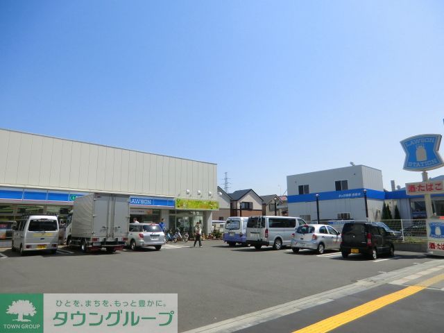 コンビニ　ローソン足立谷在家店（コンビニ）まで340m