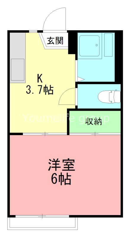 コーポハナミズキ_間取り_0