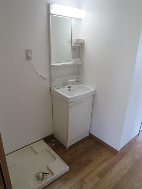 洗面設備　松山市宮田町　丸木荘　洗面所
