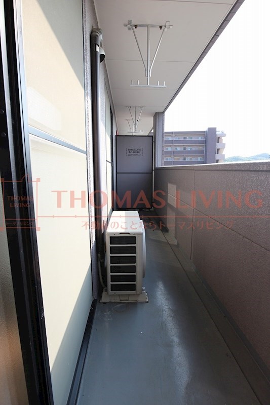 バルコニー　写真は別号室です。