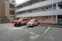 駐車場　駐車場に車を止められます