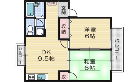 サンソレイユ Iの間取り写真