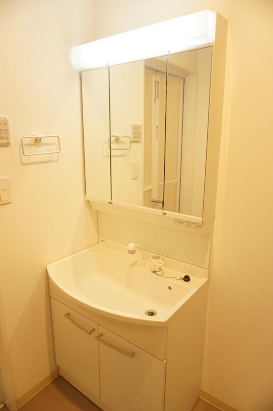 洗面設備　お掃除にも便利なシャワードレッサー