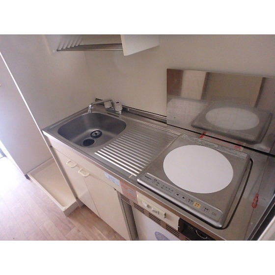 キッチン　１口のＩＨクッキングヒーターです。