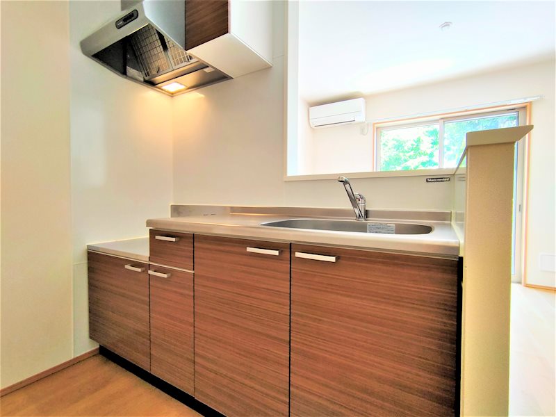 キッチン　おしゃべりしながら料理が出来る対面型キッチンです。