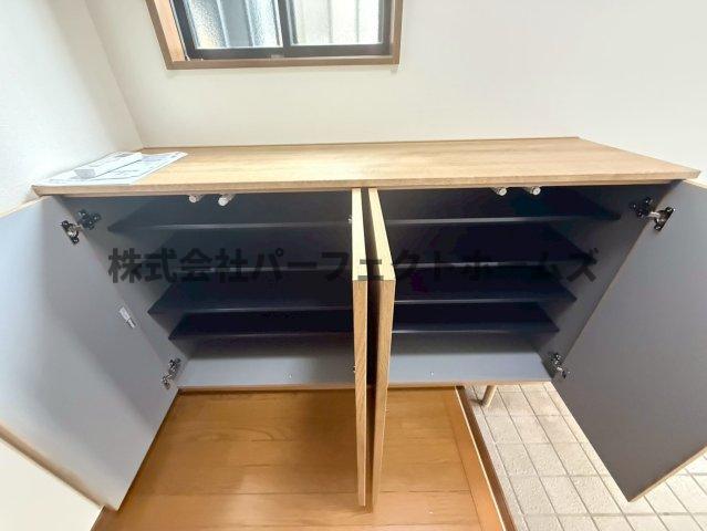 収納　たっぷりとした収納スペースです