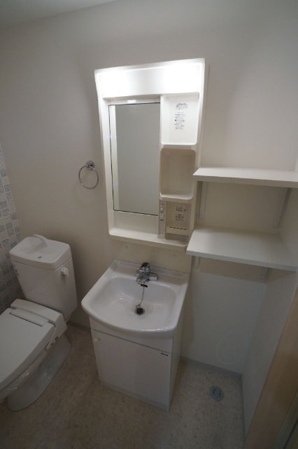 洗面設備　同じ建物の別なお部屋