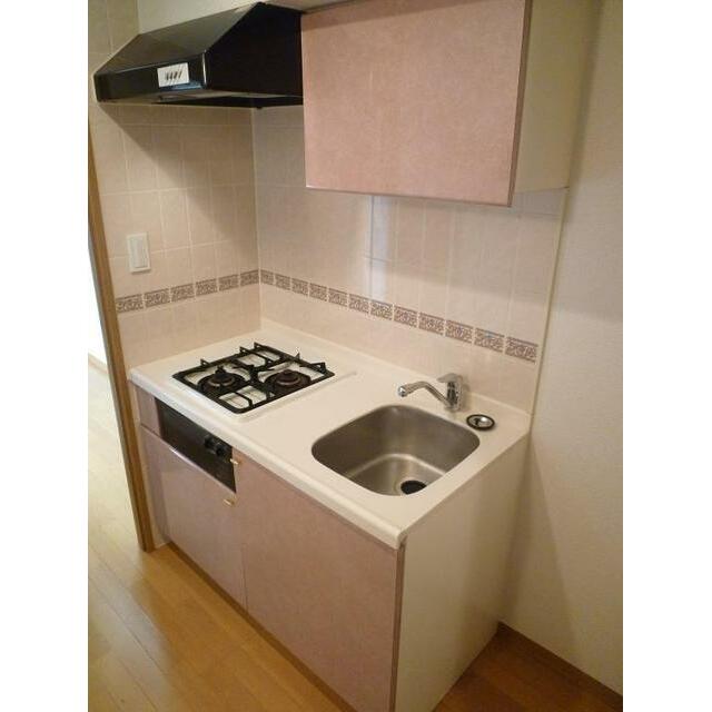 キッチン　２口コンロで使いやすい