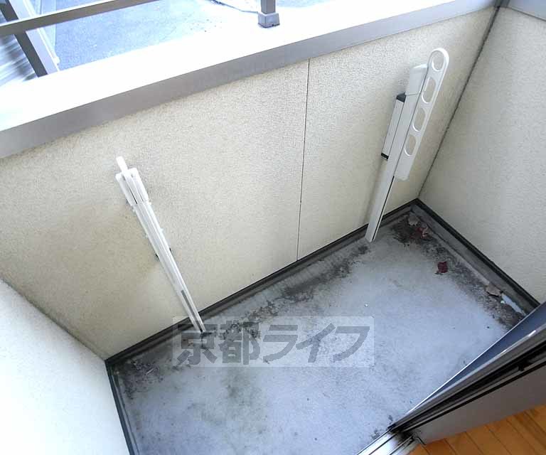 バルコニー　洗濯物もしっかり干せます