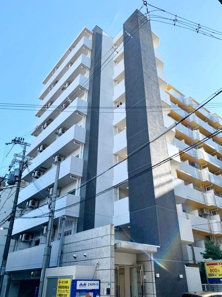建物外観　オシャレで清潔感のある外観。