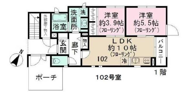 メゾン ド トビーの間取り写真
