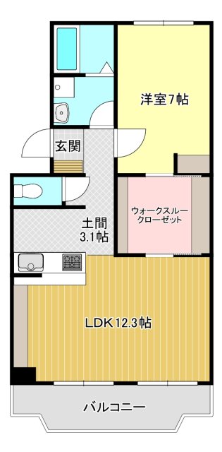 ロワイヤルマンションの間取り写真
