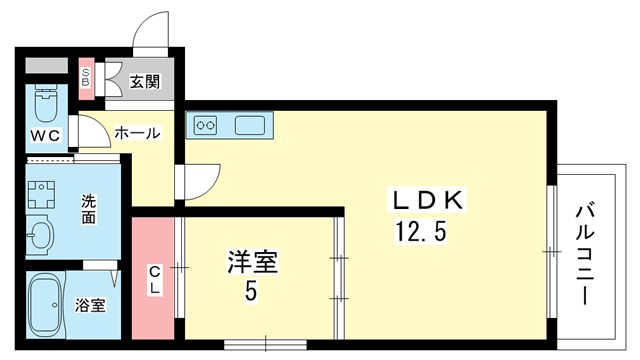 阪急宝塚線 曽根駅 徒歩7分 3階建 築10年の間取り写真