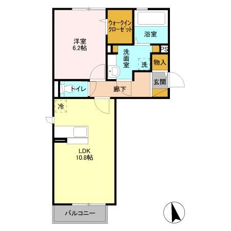 ＪＲ外房線 土気駅 徒歩22分 2階建 築12年の間取り写真