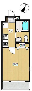 リシュブールの間取り写真