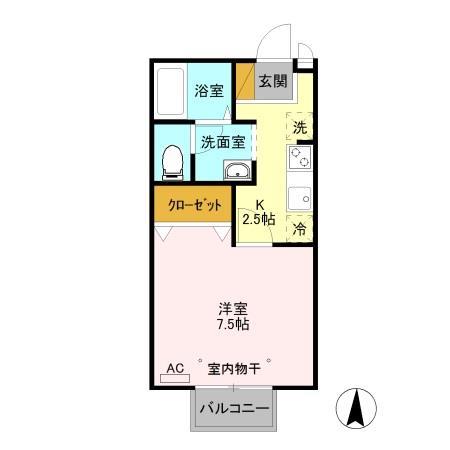 エスペランサKの間取り写真