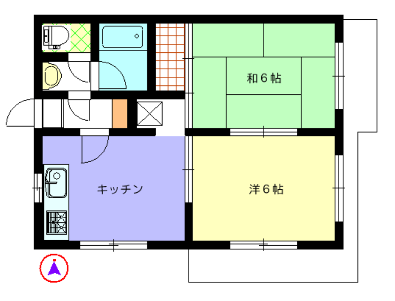 カーサイトウの間取り