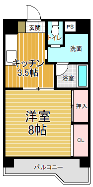 ファミーユたかまつの間取り