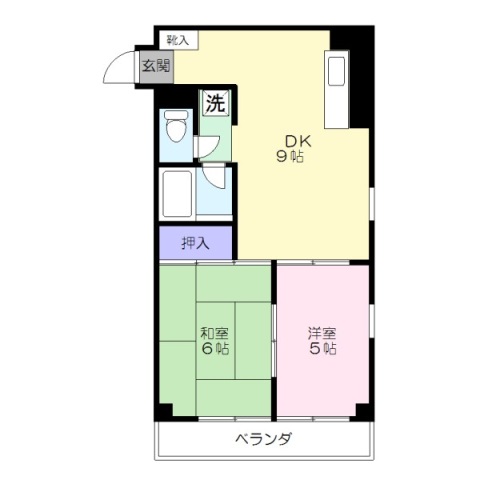 パークサイド岡村の間取り