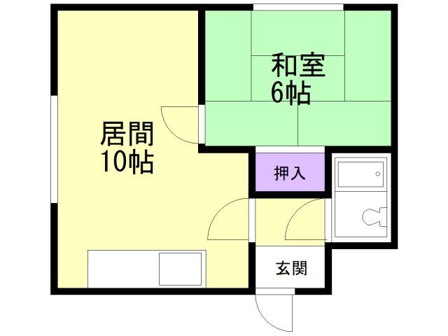 ホワイトコーポの間取り