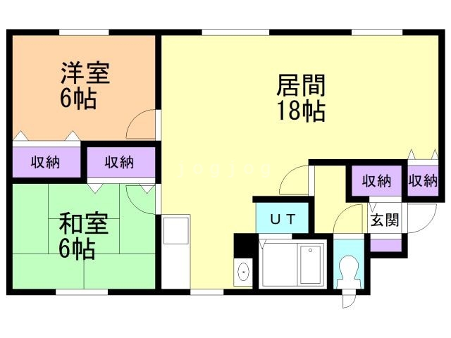 エトワール志文２０３棟の間取り