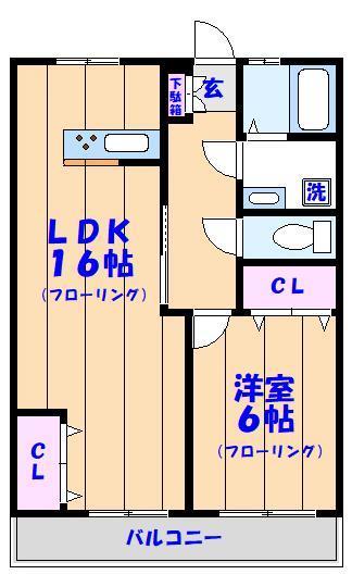 ハイツエレファントの間取り