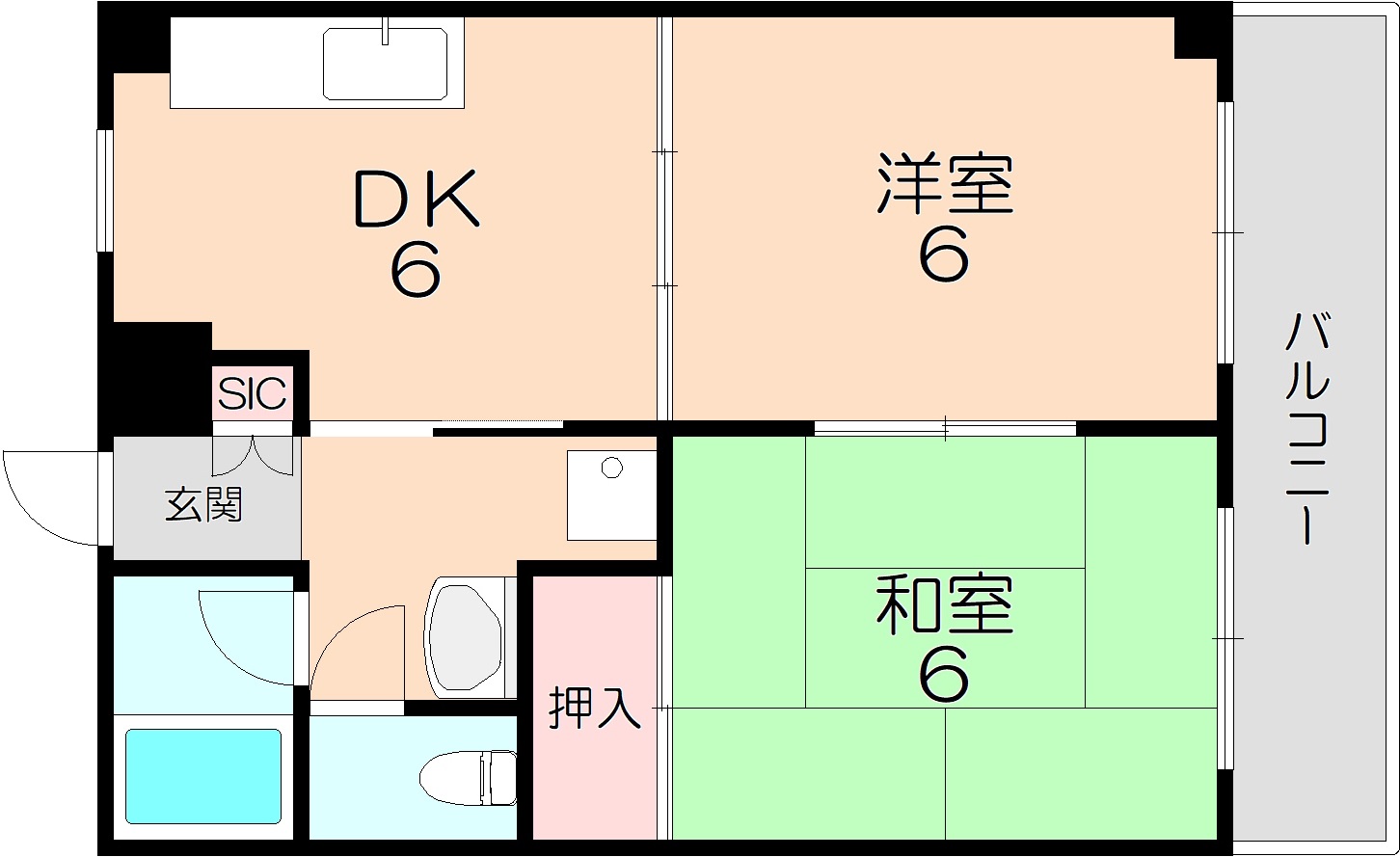 カルム緑地公園IIの間取り