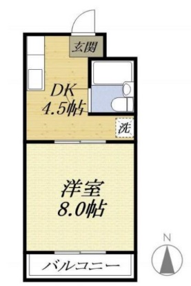 ハイツベア細江の間取り