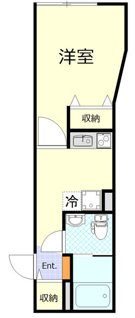 大田区東糀谷のアパートの間取り