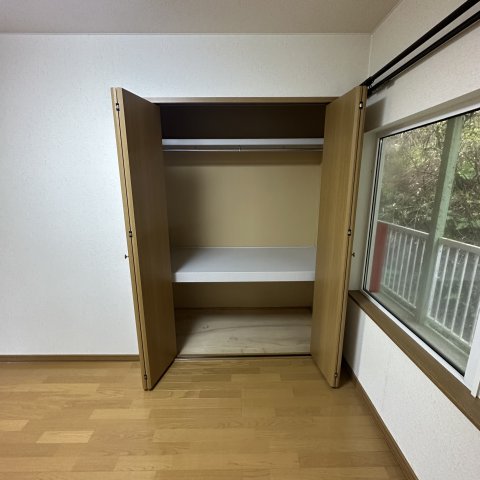 収納　たっぷりとした収納スペースです