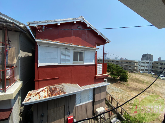 【神戸市須磨区関守町のアパートの眺望】