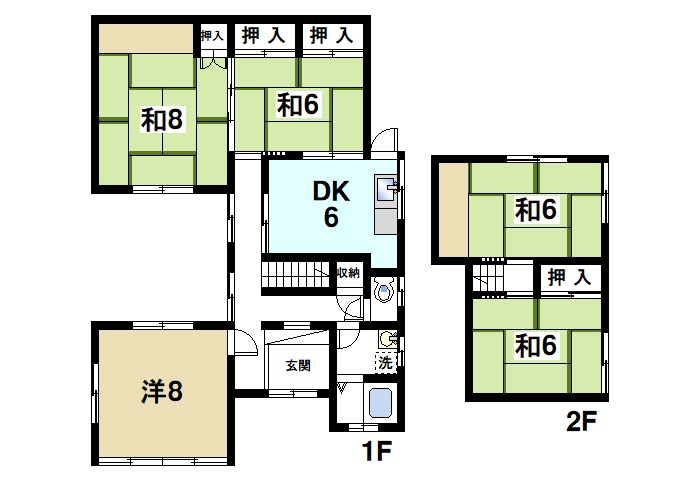 栗山邸の間取り