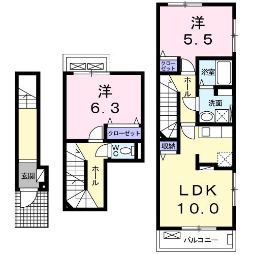 【グラン・ジュテの間取り】