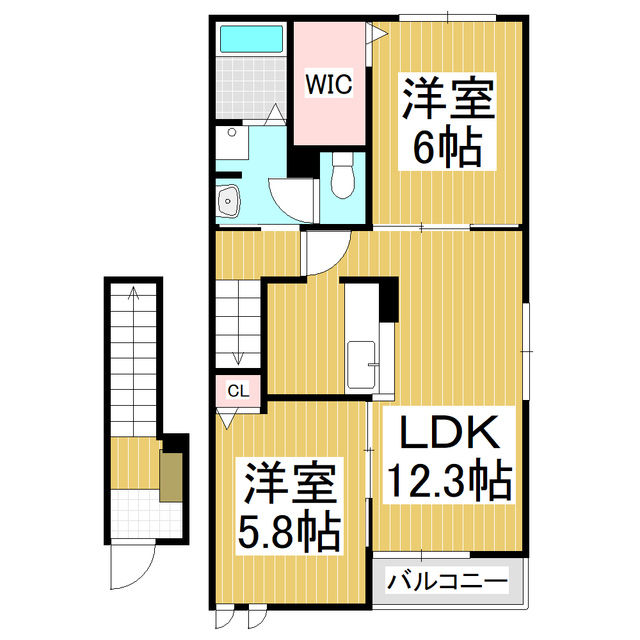 グラースメゾンの間取り